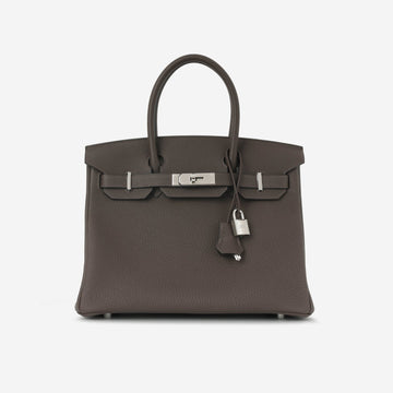 Hermès - Birkin 30 - Ebene Togo PHW - 2024 - Brand New