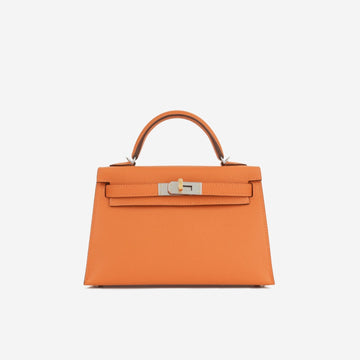 Hermès - Mini Kelly - Orange Epsom ELHW - 2024 - Brand New