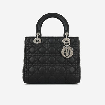 Dior - Lady Dior - Black Cannage Lambskin CSHW - 2020 -  New