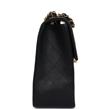 New Chanel XL Jumbo Maxi Flap Bag Black Lambskin Gold Hardware