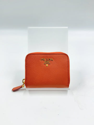 PRADA Leather card wallet TWS