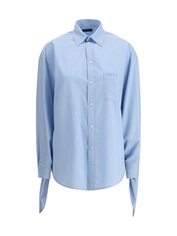 Balenciaga Women Striped Shirt