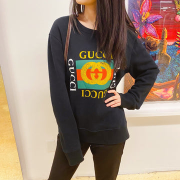 Gucci Printed Logo Sweater Shirt