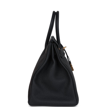 Hermes Birkin 35 Black Togo Rose Gold Hardware