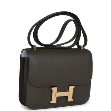 Hermes Constance 18 Vert Maquis Verso Evercolor PermabraES Hardware