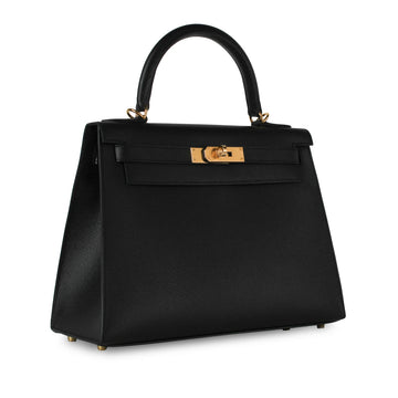 Kelly 28 - Black Epsom - GHW