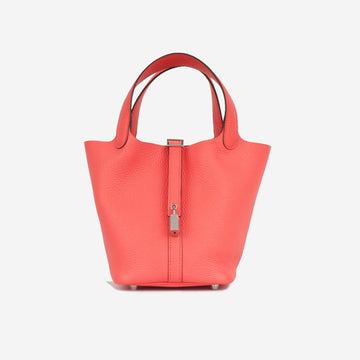 Hermès Hermès - Picotin 18 - Rose Texas Clemence PHW - Brand New - 2024