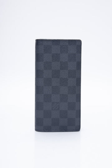 LOUIS VUITTON Brazza Damier Graphite Canvas Wallet