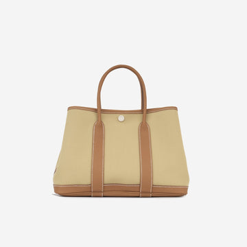 Hermès Garden Party 30 Trench Canvas/Gold Negonda PHW (NWT)