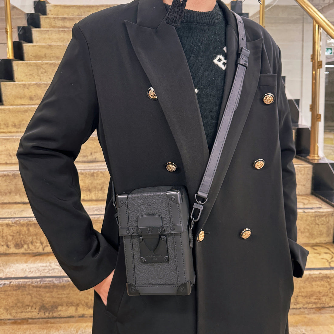 Louis Vuitton Portefeuille Wearable Vertical Trunk Crossbody Bag