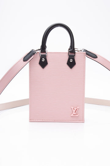 LOUIS VUITTON Rose Ballerine Epi Petit Sac Plat