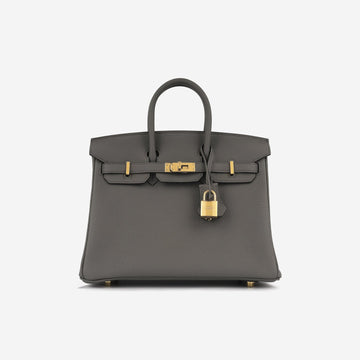 Hermès Hermès - Birkin 25 - Gris Etain Togo GHW - Brand New - 2022