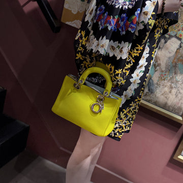 Dior  Leather Diorissimo Small Two-way Bag