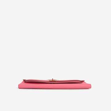 Kelly Cut Clutch - Rose Azalee