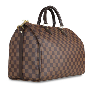 Speedy Bandoulière 35 - Damier Ebene