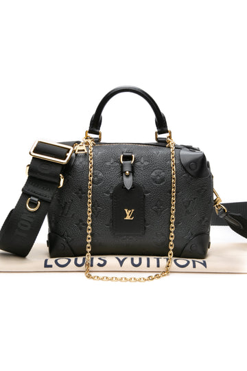 LOUIS VUITTON Black Empreinte Petite Malle Souple
