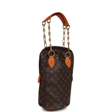 Louis Vuitton x Karl Lagerfeld Iconoclast Mini Punching Bag Brown Monogram Canvas BraES Hardware