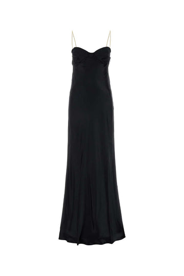 MIU MIU Elegant Stain Long Dress for Women - SS24