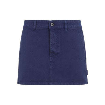 MIU MIU Cotton Mini Skirt for Women - Spring/Summer 2025