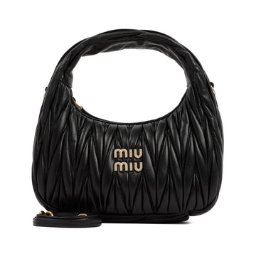 MIU MIU Elegant 5BC125VOOY.AN88 Mini Hobo Handbag