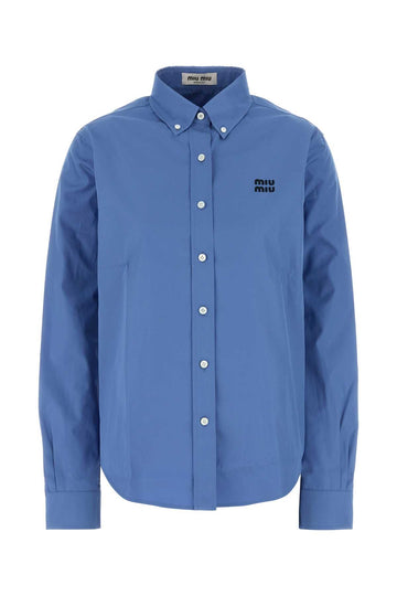 MIU MIU Logo Shirt for Women - FW25 Collection