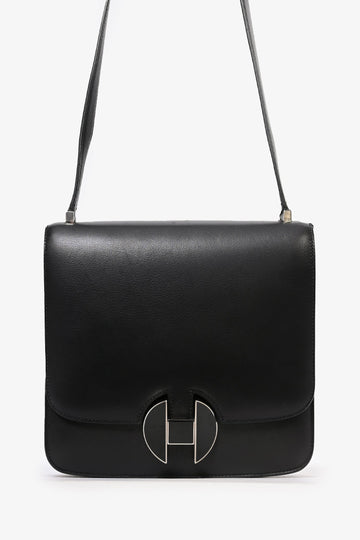 Hermès 2018 Black Evercolor Leather 2002 20 CroESbody Bag