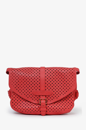 Louis Vuitton Coral Coppola Flore Perforated Saumur MeESenger Bag