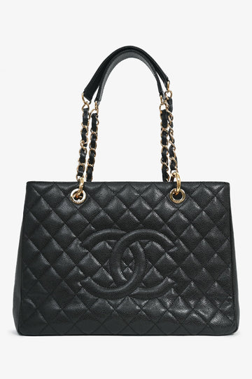 Chanel™ 2011-12 Black Caviar Leather Grand Shopping Tote GHW