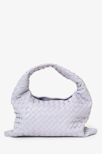 Bottega Veneta Lilac Purple IntrSSciato Leather Hop Hobo Bag