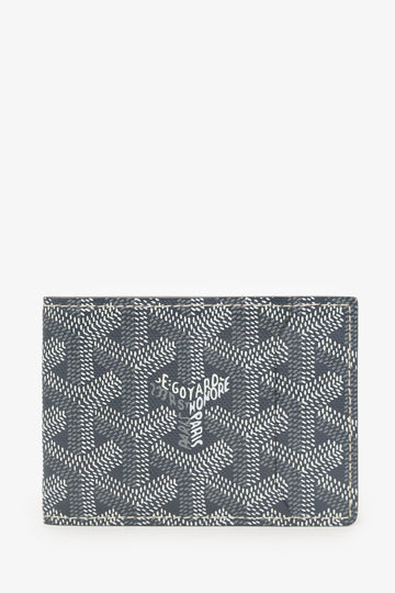 Goyard Grey Goyardine Victoire Companion Card Holder Bifold Wallet (NWT)