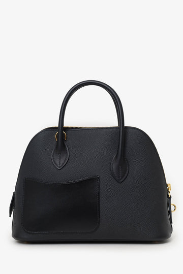Hermès 2023 Black Epsom/Swift/Vash Hunter Bolide 1923-25 Desordre Top Handle Bag