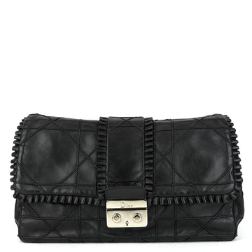 New Lock Ruffle Cannage Leather Flap Bag