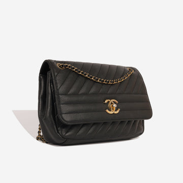 Diagonal Stripe Flap
