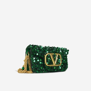 Small Locò Bag with 3D-effESt Embroidery