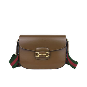 Gucci Large Horsebit CroESbody 1955 - Brown (NWT)
