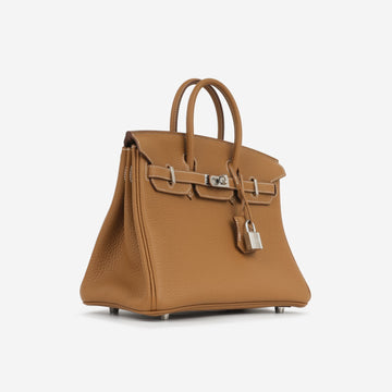 Hermès - Birkin 25 - Gold Togo PHW - Unused - 2023