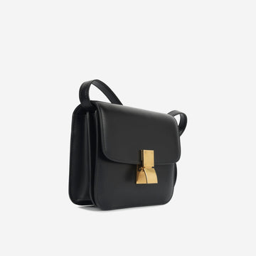 Celine Celine - Teen ClaESic Box Bag - Black Smooth Calfskin GHW -