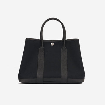 Hermès - Garden Party 30 - Noir Canvas/Negonda Leather - PHW - 2024 - Brand New