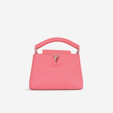 Louis Vuitton Louis Vuitton - Mini Capucines Bag - Dragonfruit Taurillon Leather SHW -
