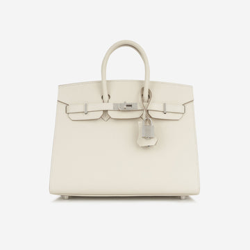 Hermès Birkin 25 Craie Epsom Sellier PHW