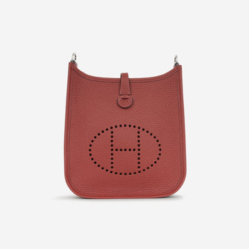Hermès - Evelyne TPM - Rouge H Clemence PHW - Brand New - 2025