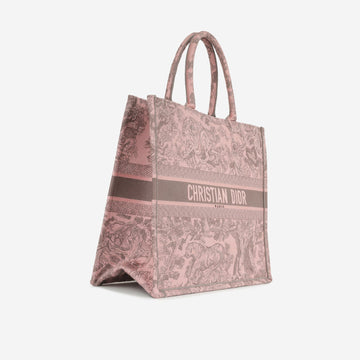 Dior Dior - Large Book Tote - Pink Toile Du Juoy - 2023 -