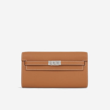 Hermès - Kelly To Go Wallet - Gold Epsom GHW - 2024 - Brand New