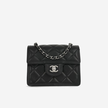 Chanel Chanel -23s Seasonal Mini Flap - Black Caviar SHW - Pristine