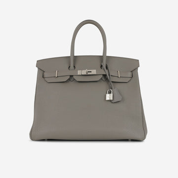 Hermès Hermès - Birkin 35 - Gris Etain Togo PHW - 2017 -
