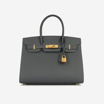 Hermès - Birkin 30 - Ardoise Epsom Sellier GHW - Brand New - 2024