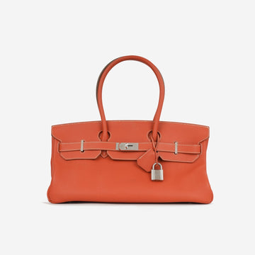 Hermès - JPG Shoulder Birkin 42 - Sanguine Togo PHW - 2011 -