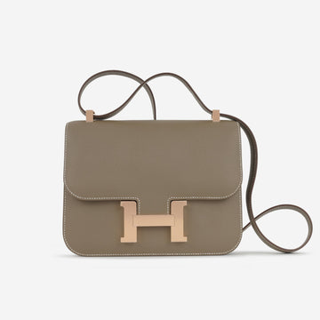 Hermès - Constance 1 - 24 - Etoupe Epsom RGHW - 2025 - Brand New
