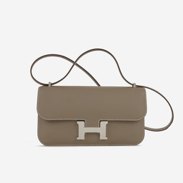 Hermès - Constance Elan - Etoupe Epsom PHW - Brand New - 2024