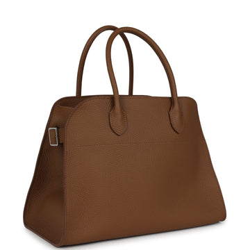 The Row Soft Margaux 12 Bag Rubber Calfskin Silver Hardware